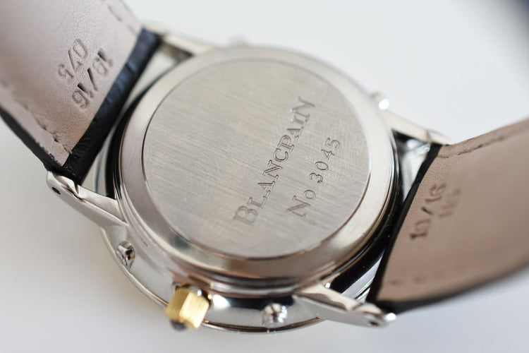 Montre Blancpain Villeret - Montre automatique en or jaune et acier 58 Facettes BLA-100
