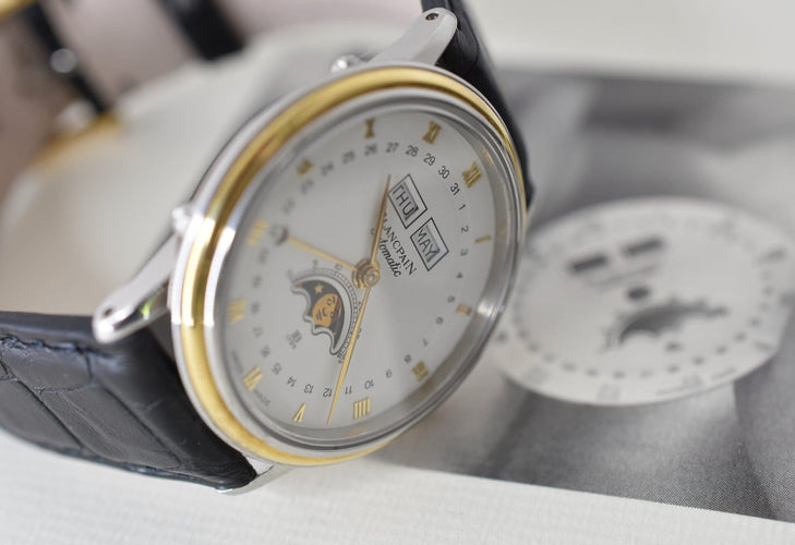 Montre Blancpain Villeret - Montre automatique en or jaune et acier 58 Facettes BLA-100