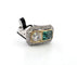 Bague 54 Bague en or jaune et blanc 18 ct, diamants et émeraude 58 Facettes 359/26 A