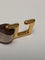 Bracelet Hermès Rivale Mini - Bracelet en plaqué or et cuir 58 Facettes 1217