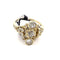 Bague 55 Bague en or jaune 18 ct et diamants 58 Facettes 206/26 A