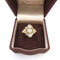 Bague 55 Bague en or jaune 18 ct et diamants 58 Facettes 206/26 A