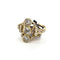 Bague 55 Bague en or jaune 18 ct et diamants 58 Facettes 206/26 A