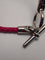 Bracelet Hermès Glénan - Bracelet en veau Swift et acier 58 Facettes 1222