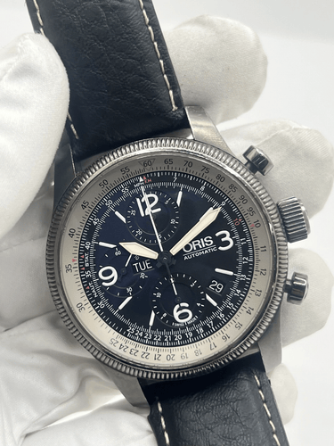 Montre Oris Big Crown X1 Calculator - Montre en acier 58 Facettes 1952