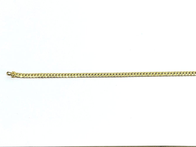 Collier Collier maille anglaise en or jaune 18 carats 58 Facettes id: 1766748
