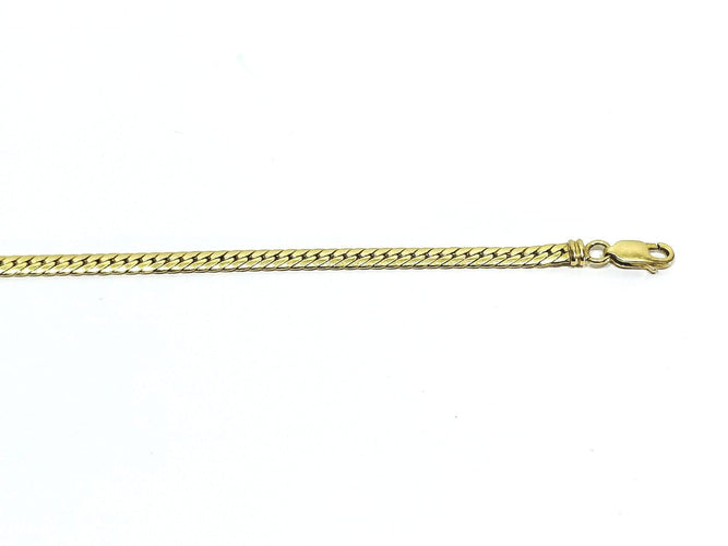 Collier Collier maille anglaise en or jaune 18 carats 58 Facettes id: 1766748