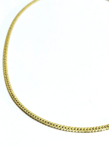 Collier Collier maille anglaise en or jaune 18 carats 58 Facettes id: 1766748