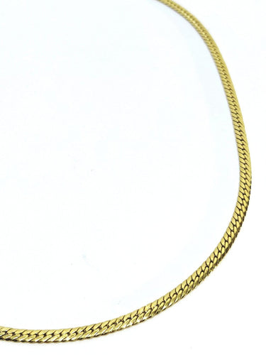Collier Collier maille anglaise en or jaune 18 carats 58 Facettes id: 1766748