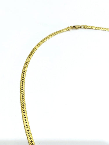 Collier Collier maille anglaise en or jaune 18 carats 58 Facettes id: 1766748