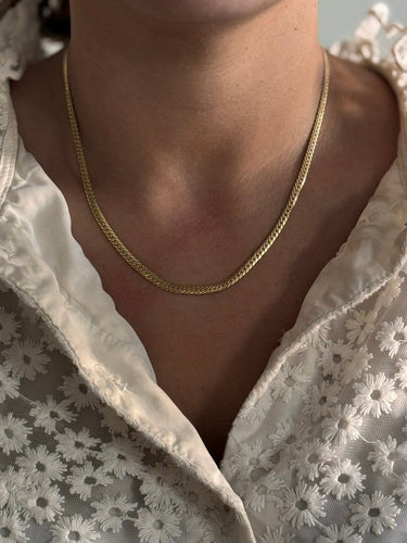 Collier Collier maille anglaise en or jaune 18 carats 58 Facettes id: 1766748