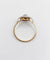 Bague 55.5 Bague Art déco en or 18K, platine et diamants taille rose 58 Facettes A07256