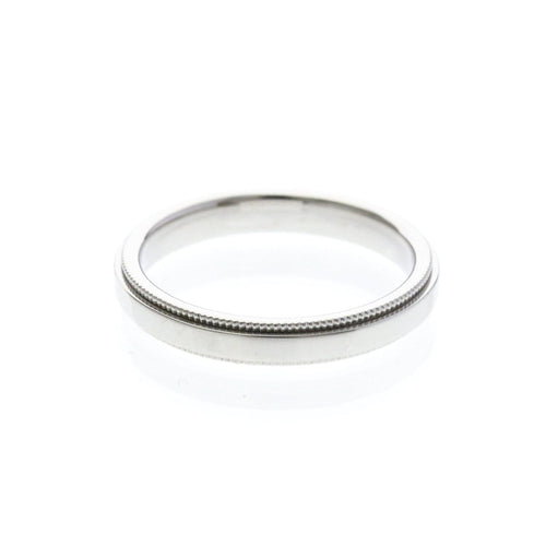 Bague 50 Tiffany & Co. Classic Milgrain - Bague en platine 58 Facettes zvclxejnwc