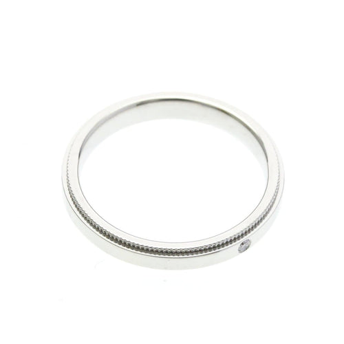 Bague 50 Tiffany & Co. Classic Milgrain - Bague en platine 58 Facettes zvclxejnwc