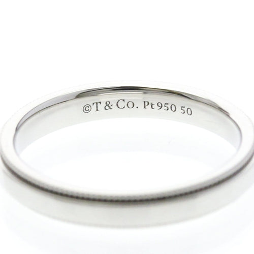 Bague 50 Tiffany & Co. Classic Milgrain - Bague en platine 58 Facettes zvclxejnwc