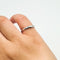 Bague 52 Bague alliance en or blanc 18 carats 58 Facettes #BT