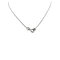 Collier Collier en or blanc 18 carats, diamants et saphirs 58 Facettes #5024