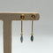 Boucles d'oreilles Boucles d'oreilles pendantes en or jaune 18 carats et saphirs 58 Facettes #BT