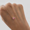 Collier Love More - Collier serti clos en or 18K et saphir padparadscha 58 Facettes GPD1015PP