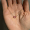 Collier Love More - Collier serti clos en or 18K et saphir padparadscha 58 Facettes GPD1015PP