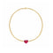 Bracelet Aitches Heart to Have - Bracelet en or 18K et rubis 58 Facettes GBT1038YG