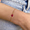 Bracelet Ruby by Heart - Bracelet en or 18 carats et rubis 58 Facettes GBT1038YG
