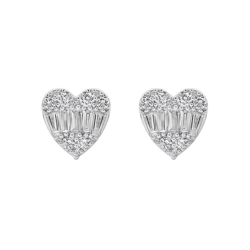 Boucles d'oreilles AITCHES Heart to Have - Boucles d'oreilles en or blanc et diamants 58 Facettes GER1030WG