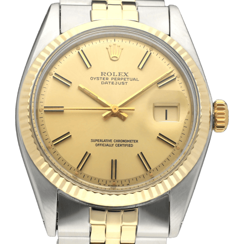Montre Rolex - Montre Datejust 1601 Sigma Dial or et acier 58 Facettes ROL/DJ1/1416