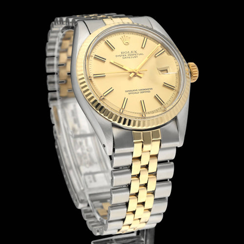 Montre Rolex - Montre Datejust 1601 Sigma Dial or et acier 58 Facettes ROL/DJ1/1416