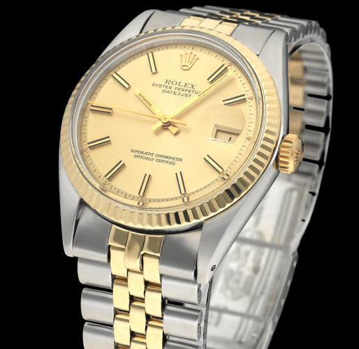 Montre Rolex - Montre Datejust 1601 Sigma Dial or et acier 58 Facettes ROL/DJ1/1416