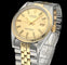 Montre Rolex - Montre Datejust 1601 Sigma Dial or et acier 58 Facettes ROL/DJ1/1416