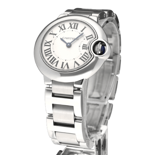 Montre Cartier Ballon Bleu - Montre W69012Z4 42 mm en acier 58 Facettes CRT/BAL/001