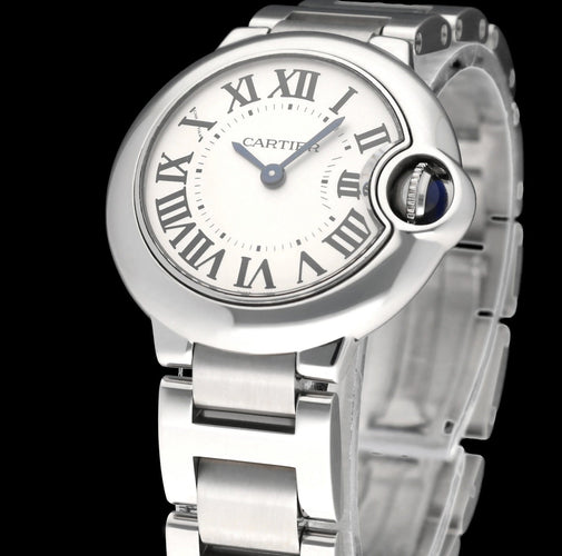 Montre Cartier Ballon Bleu - Montre W69012Z4 42 mm en acier 58 Facettes CRT/BAL/001