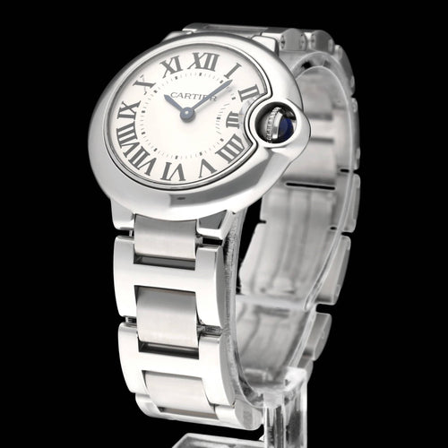 Montre Cartier Ballon Bleu - Montre W69012Z4 42 mm en acier 58 Facettes CRT/BAL/001