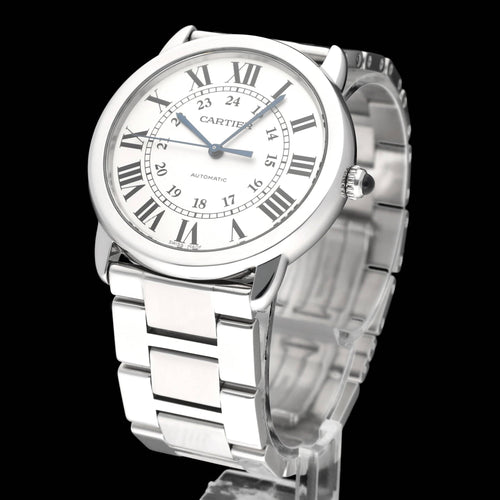 Montre Cartier - Montre Ronde de Cartier WSRN0012 en acier 58 Facettes CRT/RSL/002