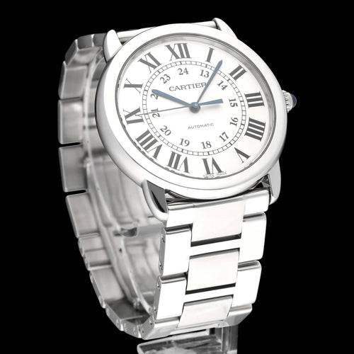 Montre Cartier - Montre Ronde de Cartier WSRN0012 en acier 58 Facettes CRT/RSL/002