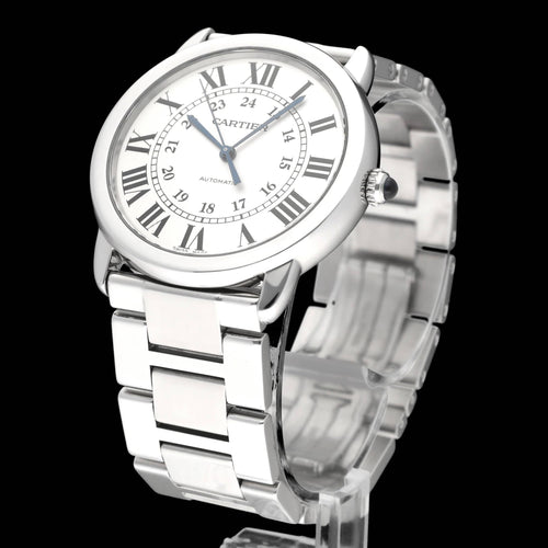 Montre Cartier - Montre Ronde de Cartier WSRN0012 en acier 58 Facettes CRT/RSL/002