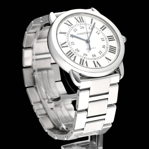 Montre Cartier - Montre Ronde de Cartier WSRN0012 en acier 58 Facettes CRT/RSL/002