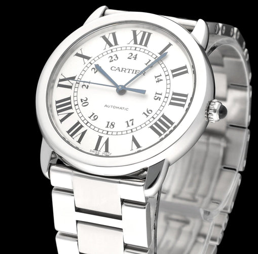 Montre Cartier - Montre Ronde de Cartier WSRN0012 en acier 58 Facettes CRT/RSL/002