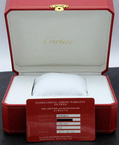 Montre Cartier - Montre Ronde de Cartier WSRN0012 en acier 58 Facettes CRT/RSL/002