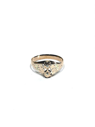 Bague 53 Bague en or rose, jaune et blanc 58 Facettes id: 1767002