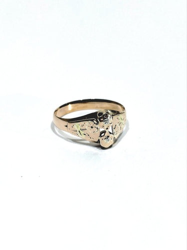 Bague 53 Bague en or rose, jaune et blanc 58 Facettes id: 1767002