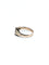 Bague 53 Bague en or rose, jaune et blanc 58 Facettes id: 1767002