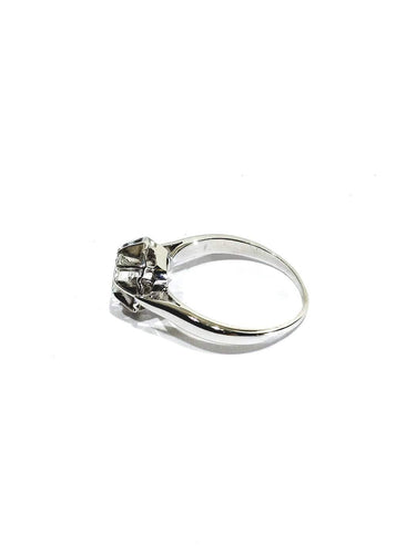 Bague 54 Solitaire - Bague en or blanc et diamant 58 Facettes id: 1767009