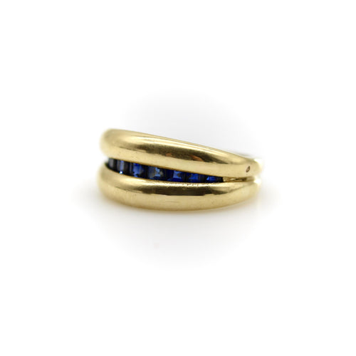 Bague 54 MC Paris - Bague en or 18k et saphirs 58 Facettes A2009C