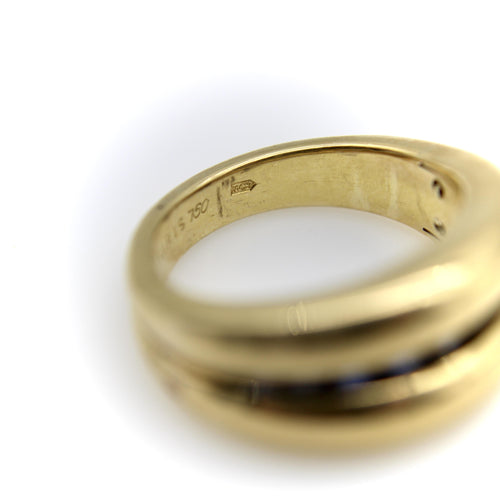 Bague 54 MC Paris - Bague en or 18k et saphirs 58 Facettes A2009C