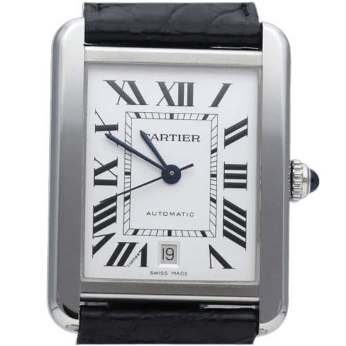 Montre Cartier Tank Solo XL - Montre en acier 58 Facettes MT46730