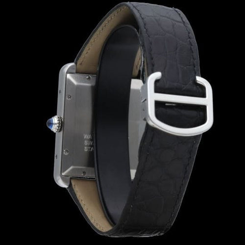 Montre Cartier Tank Solo XL - Montre en acier 58 Facettes MT46730