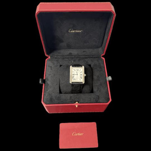 Montre Cartier Tank Solo XL - Montre en acier 58 Facettes MT46730