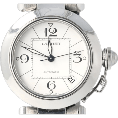 Montre Cartier Pasha - Montre automatique en acier 58 Facettes MT46769
